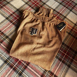 POLO Ralph Lauren Men's Brown Tweed Herringbone 'P' Joggers - Sz LARGE